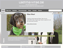 Tablet Screenshot of laetitiavitae.de